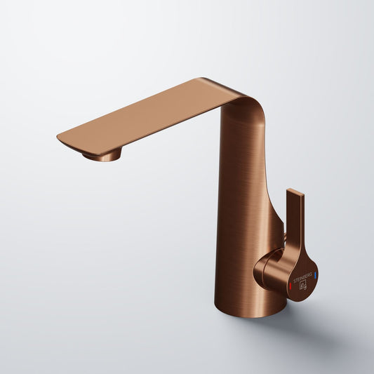 1Steinberg Serie 290 Waschtisch-Einhebelmischer mit Ablaufgarnitur