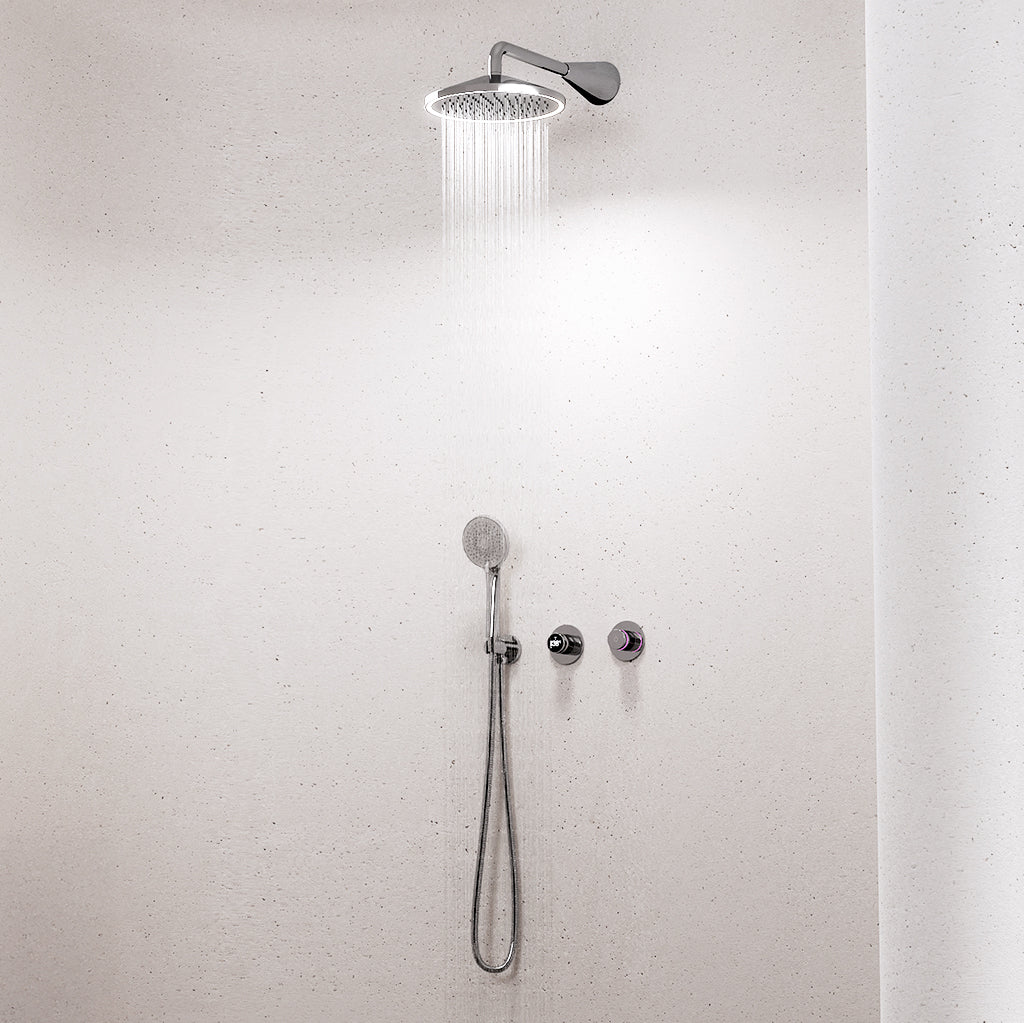 Steinberg Serie 310 Regenbrause mit LED-Beleuchtung - kein Stromanschluss erforderlich