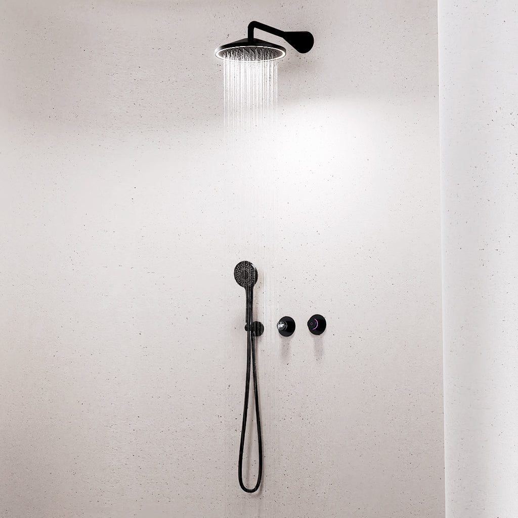 Steinberg Serie 310 Regenbrause mit LED-Beleuchtung - kein Stromanschluss erforderlich