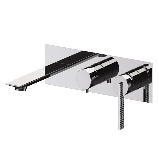 1Daniel Rub. Batterie sous-placée à 2 voies pour baignoire / séries de douche Club-chrom