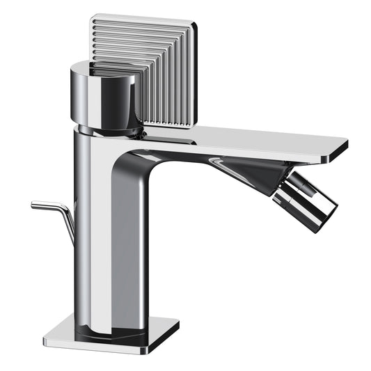 1Daniel Rub. Bidet One -Hand Battery - Série stellaire - avec jeu de drain - Chrome