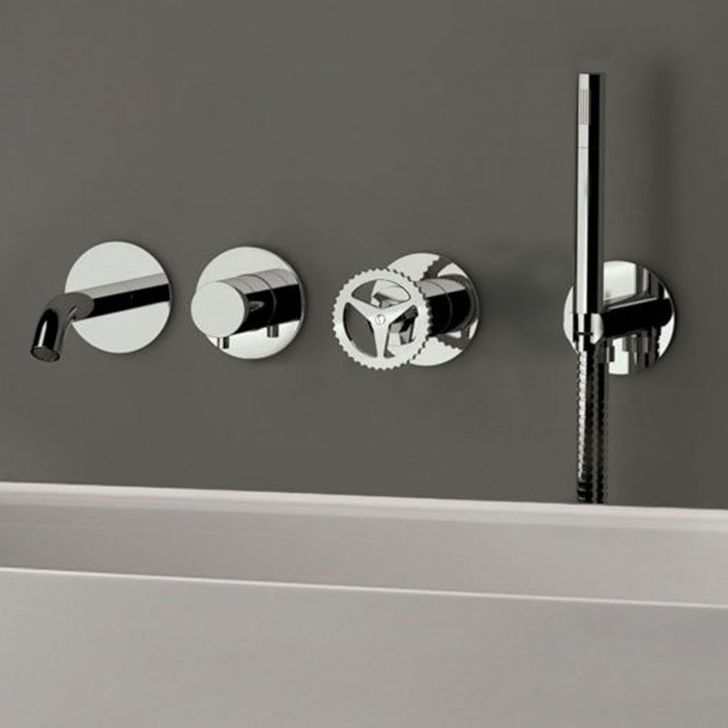 REMER RUB. Mur-Mitigeur de lavabo - Série Chrono