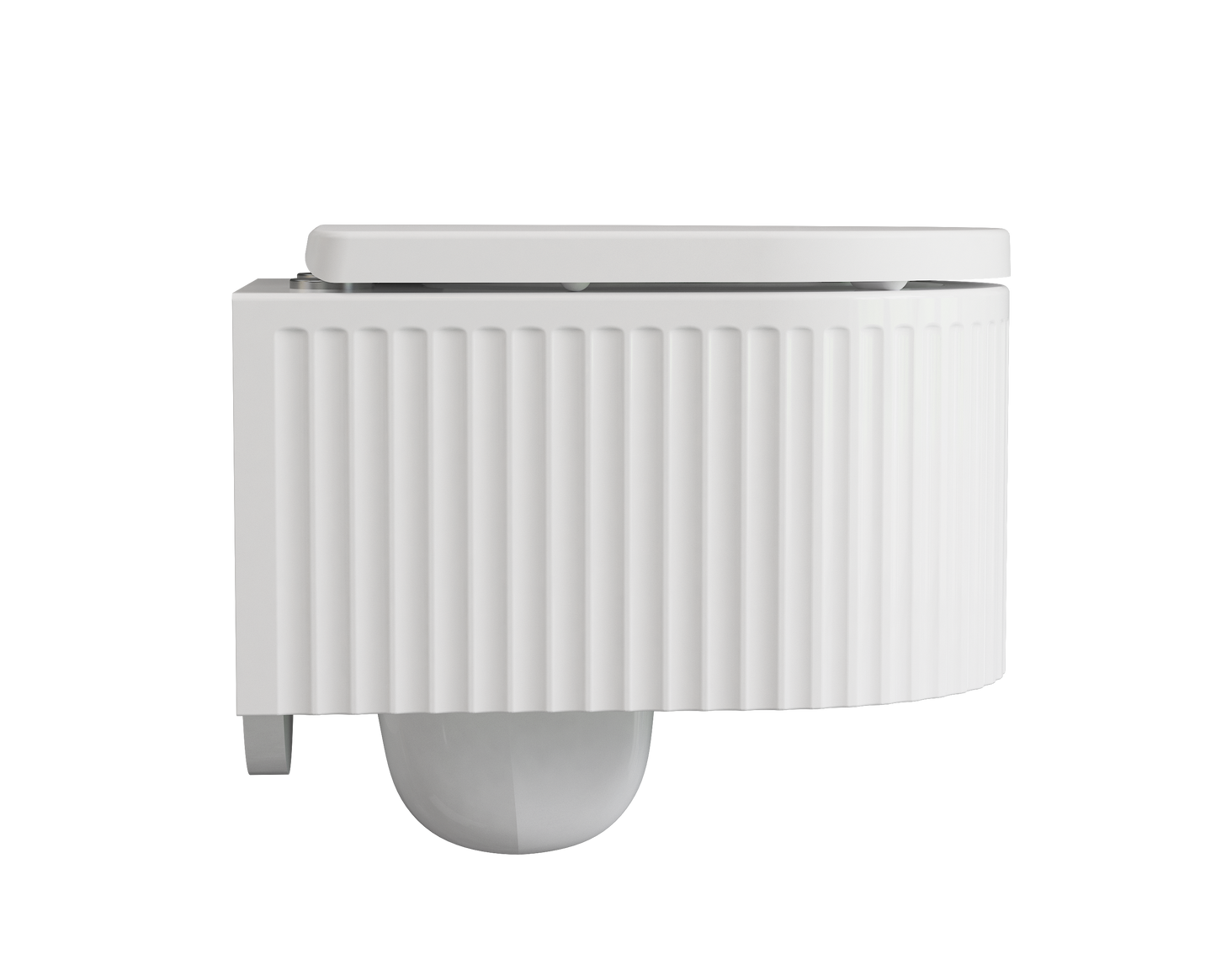 Treos Set - Wand-Tiefspül-WC inkl. WC-Sitz - 49cm - Serie 810 - spülrandlos