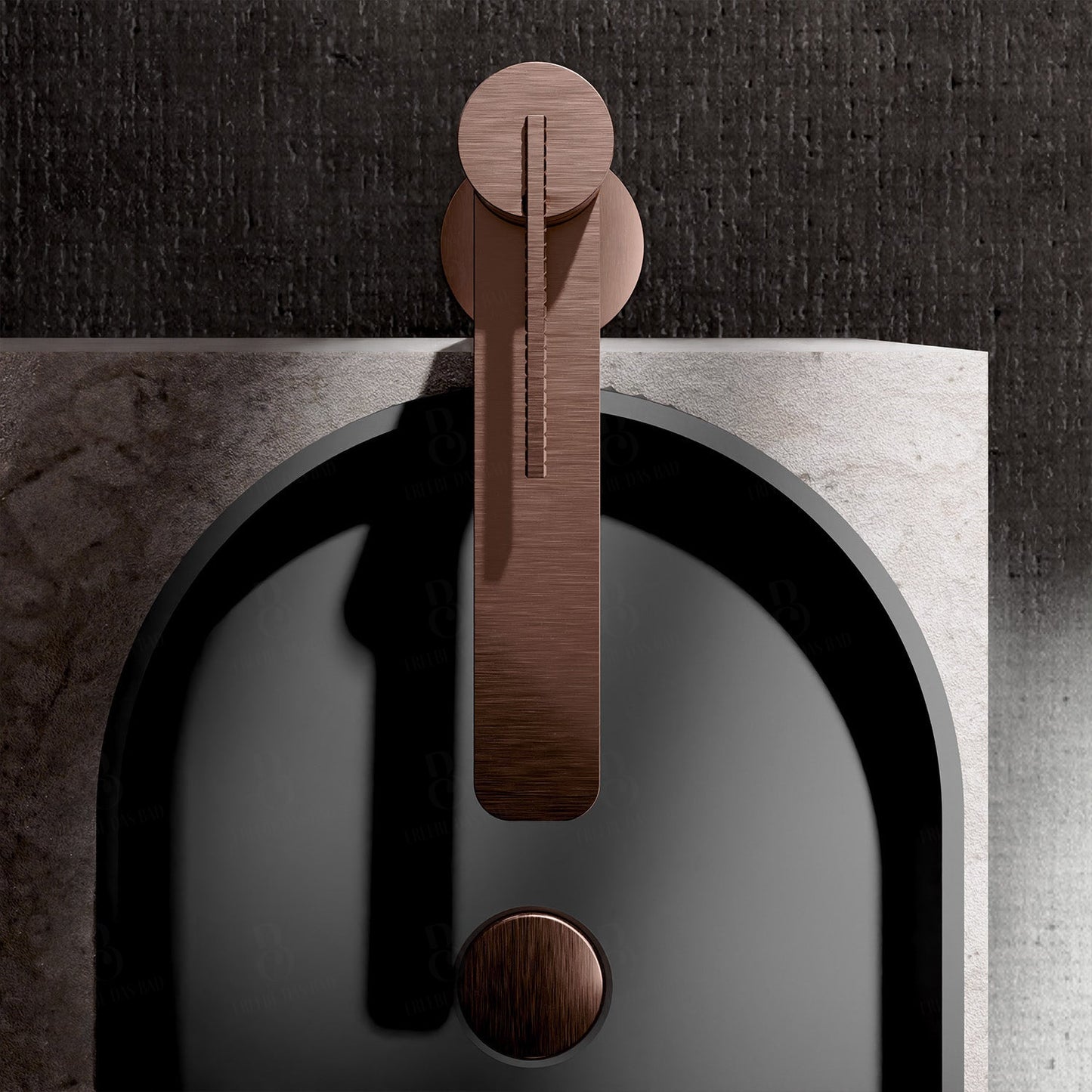 Daniel Rub. Waschtischarmatur - Bodenmontage Serie Club Mit Ablaufgarnitur