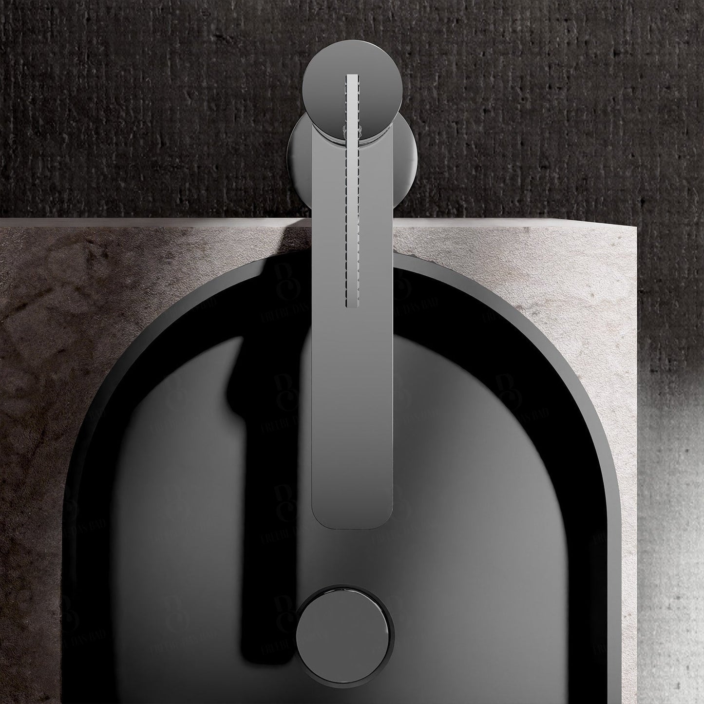 Daniel Rub. Waschtischarmatur - Bodenmontage Serie Club Mit Ablaufgarnitur