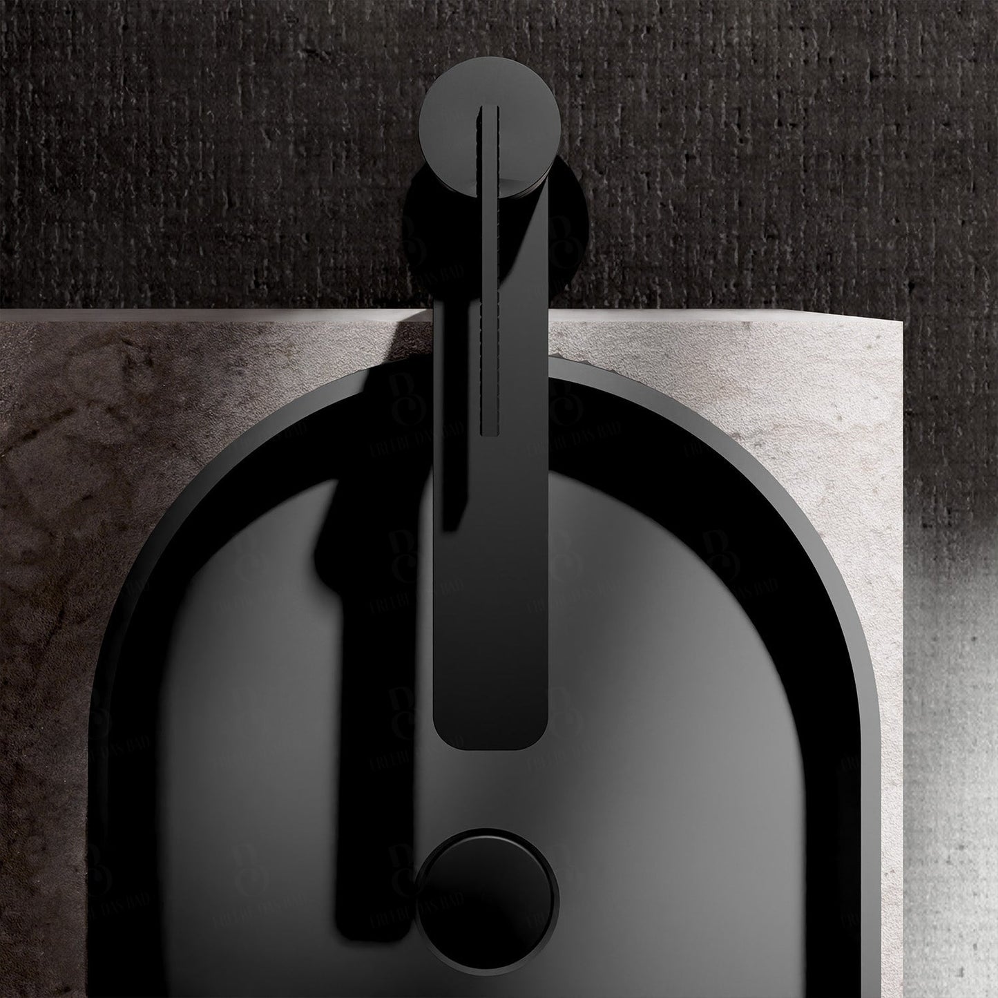 Daniel Rub. Waschtischarmatur - Bodenmontage Serie Club Mit Ablaufgarnitur