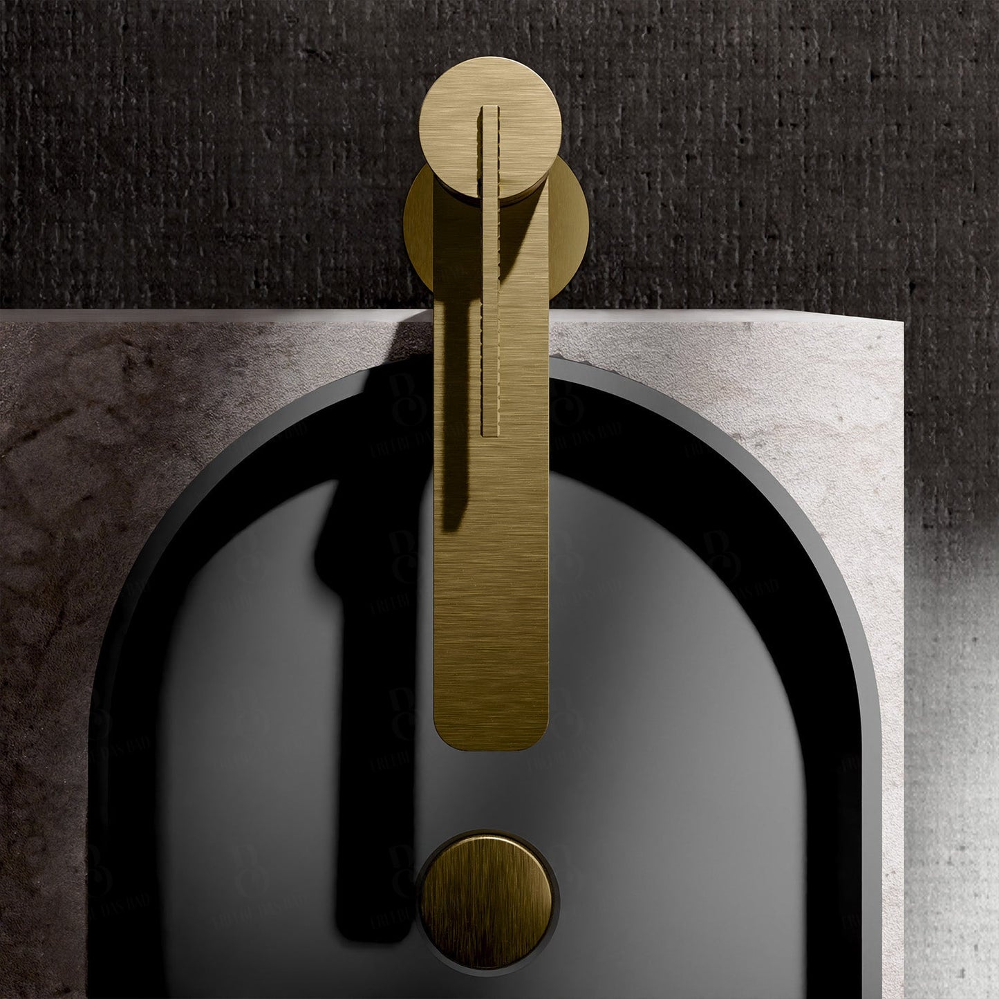 Daniel Rub. Waschtischarmatur - Bodenmontage Serie Club Mit Ablaufgarnitur