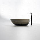 Steinberg Freistehende Badewanne - Serie 489 - aus Polyresin - Graphit