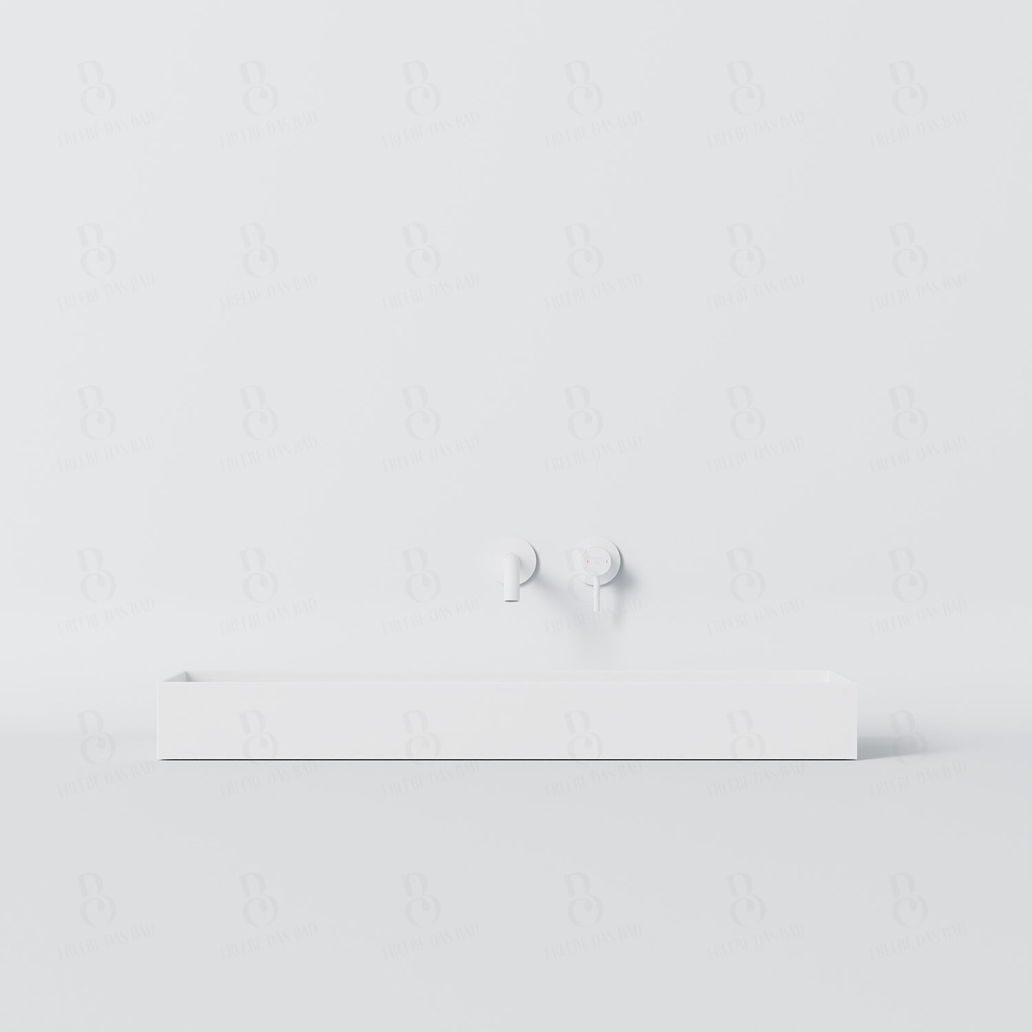 Matt White Ohne Ablaufgarnitur