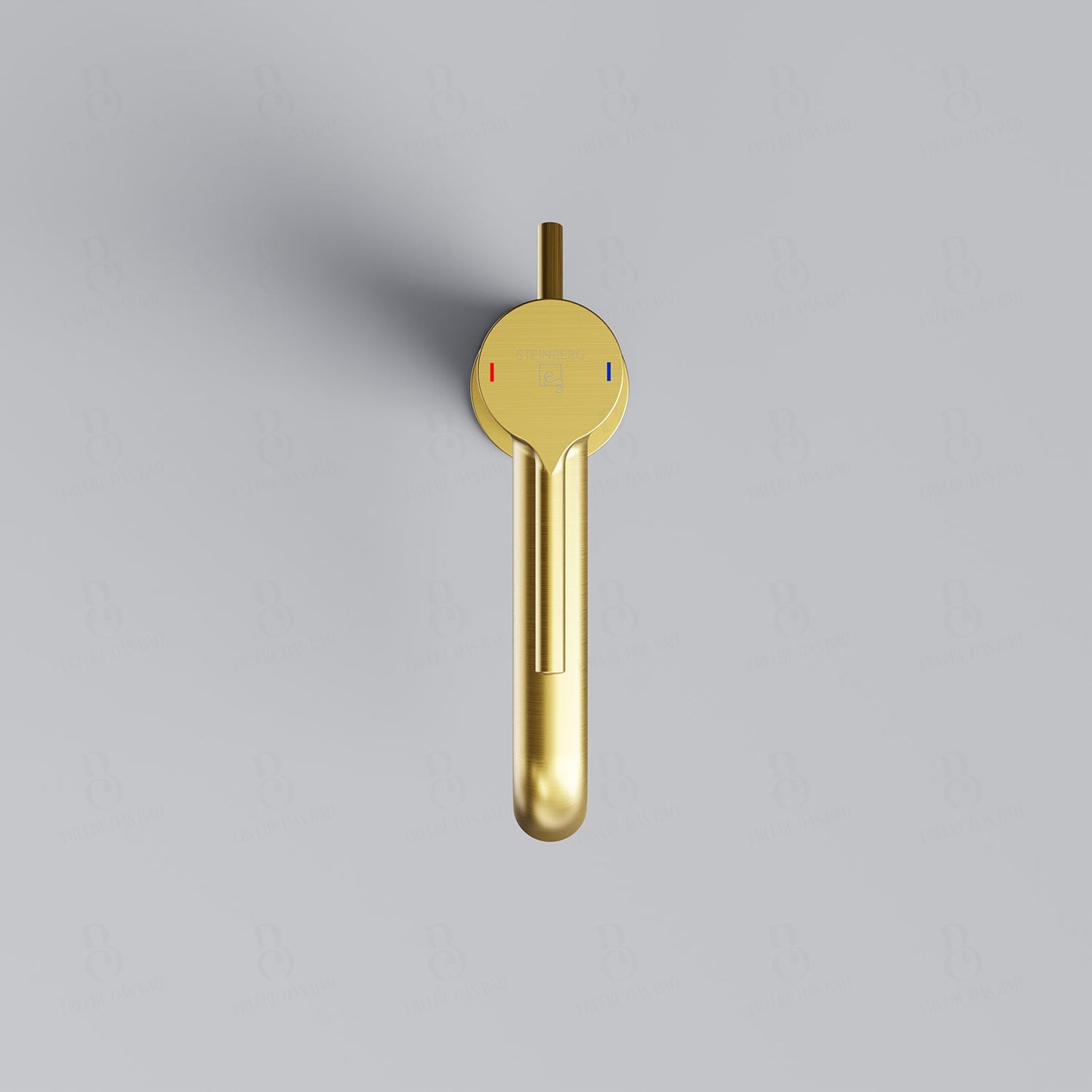 Steinberg Waschtisch-Einhebelmischer, mit Ablaufgarnitur, Serie 101 Brushed Gold