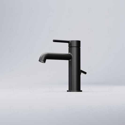 1Serie 101 Waschtisch-Einhebelmischer mit Ablaufgarnitur Schwarz Matt