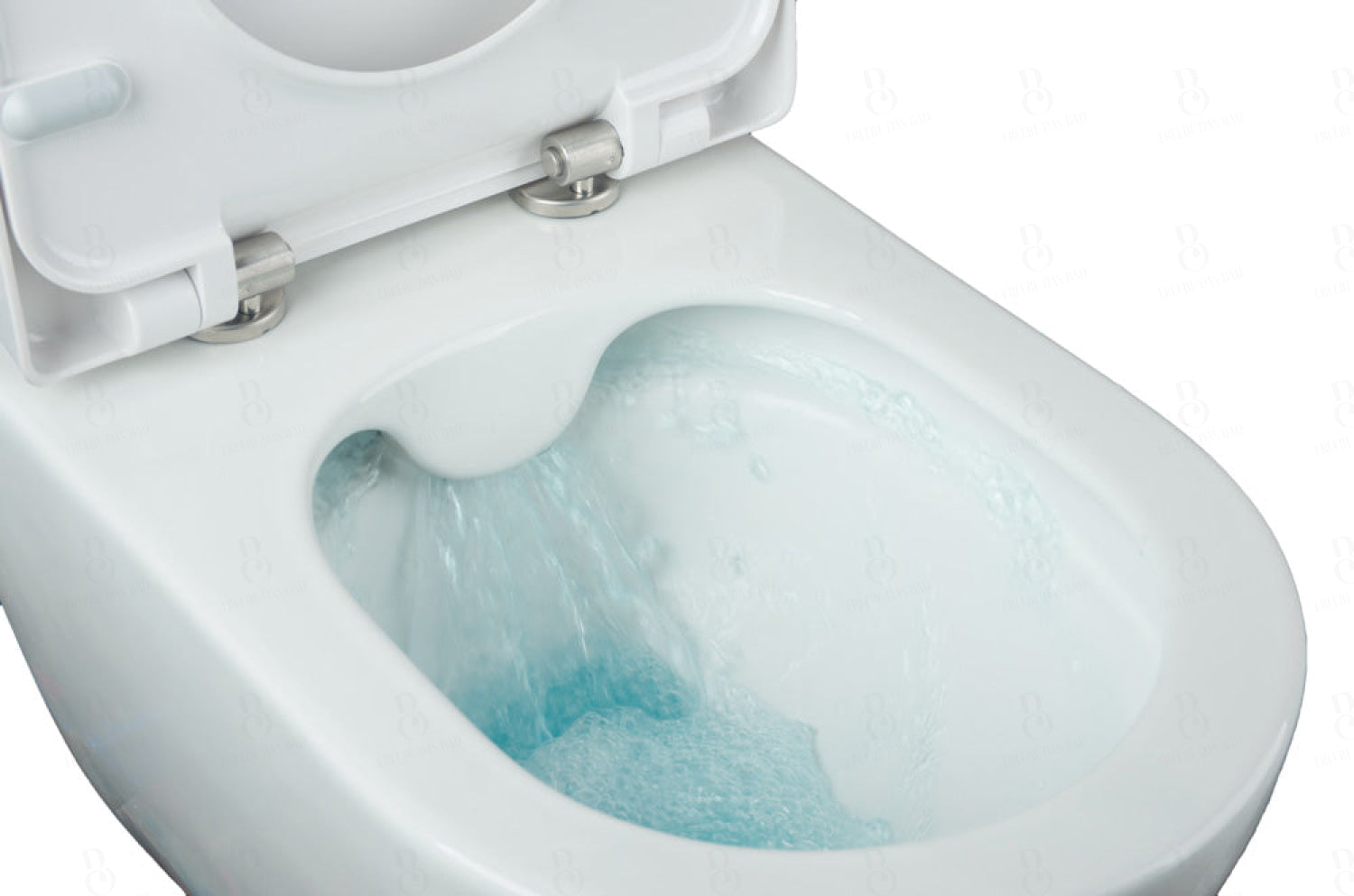 Treos (Set) - Verkürztes Wc Nur 45Cm Mit Sitz Spülrandlos Toilette Raumspar-Wc Tiefspül-Wc