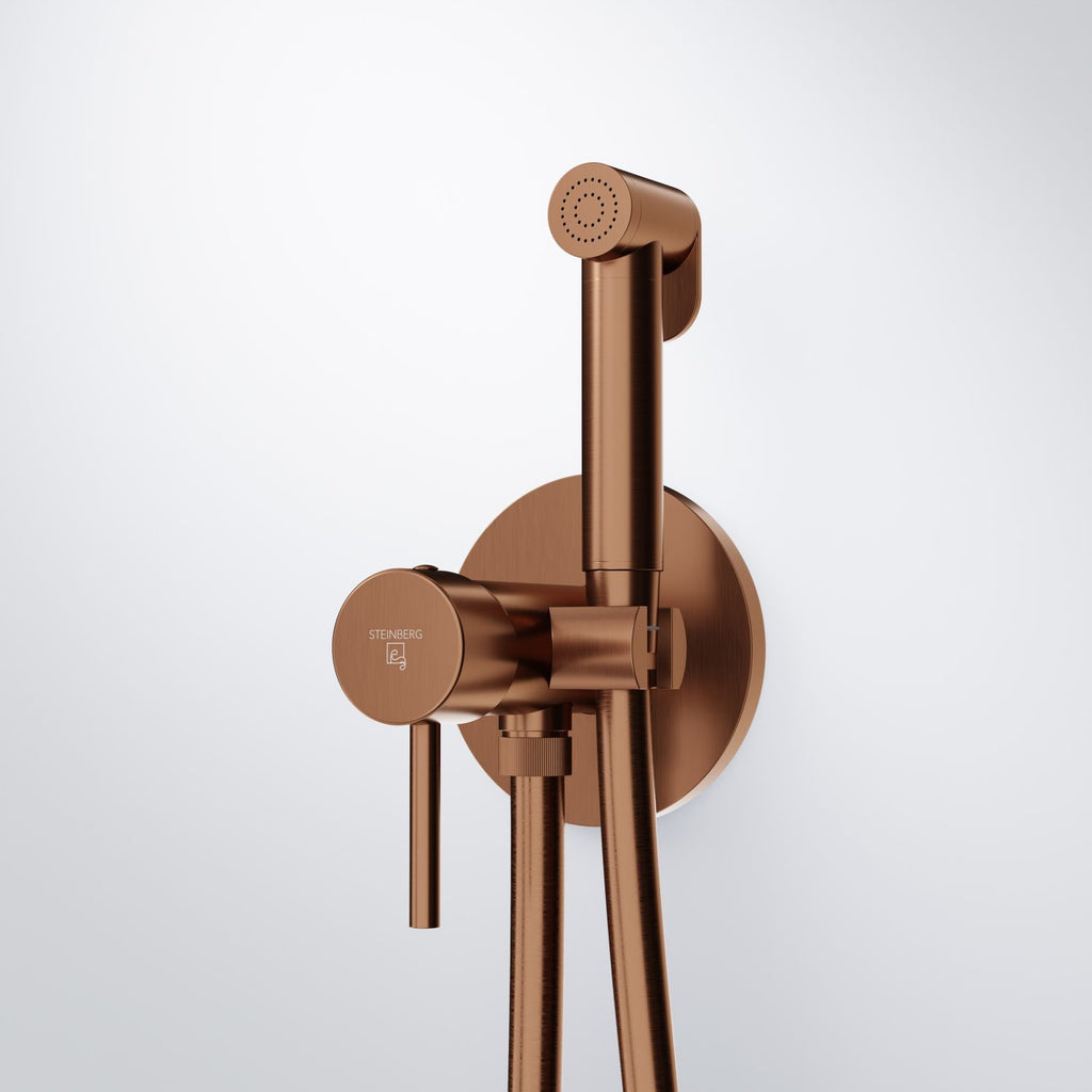 Steinberg Série 100 Flush-MountEd - Mélangeur à lever avec pulvérisation bidet