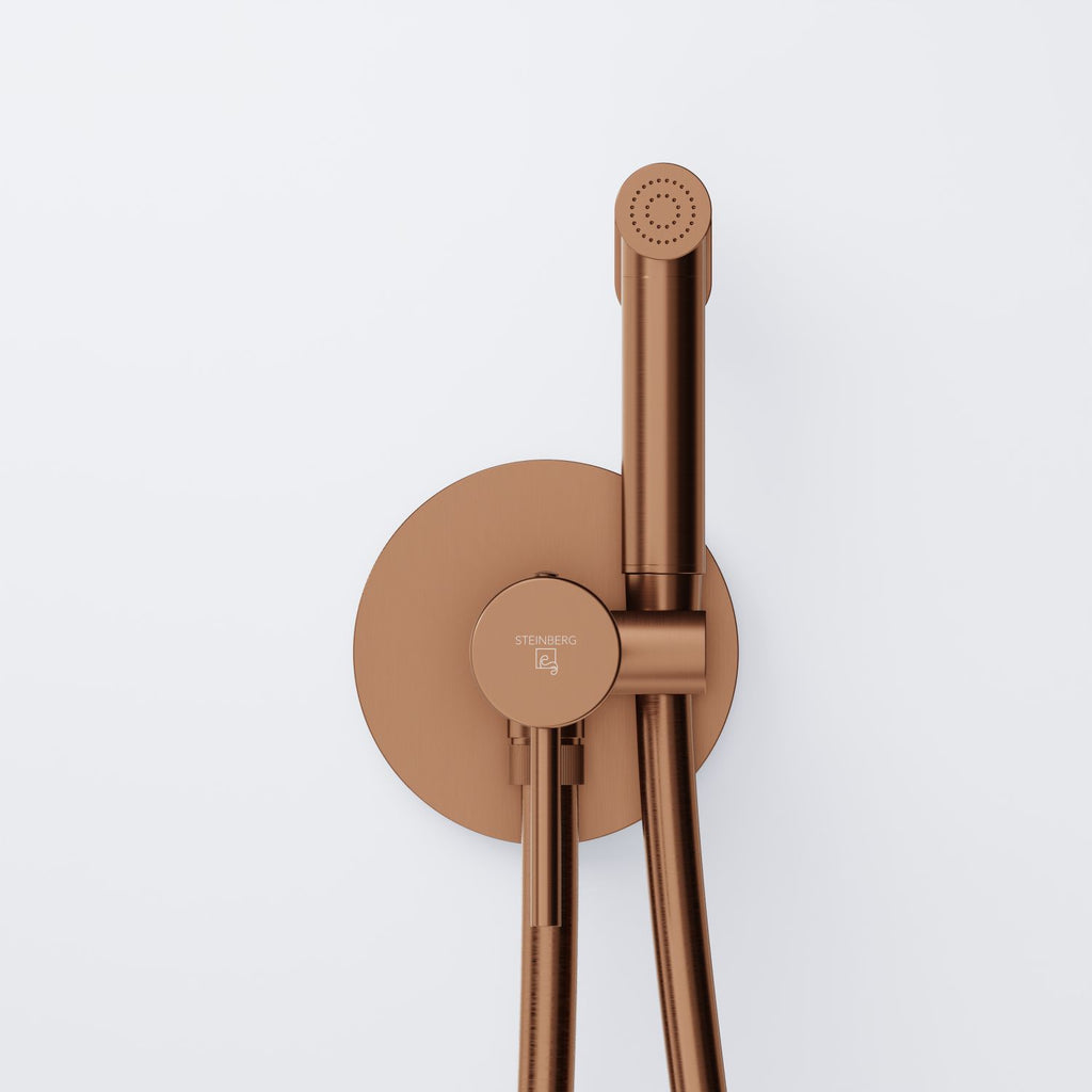 Steinberg Série 100 Flush-MountEd - Mélangeur à lever avec pulvérisation bidet