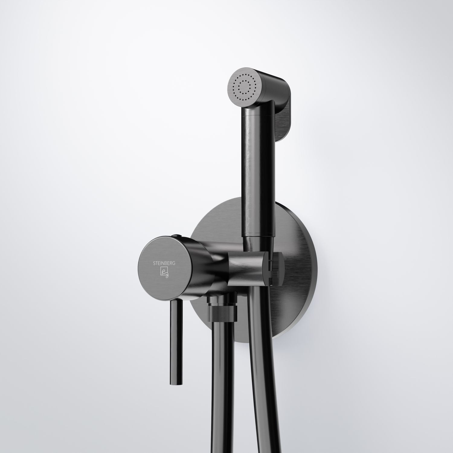 Steinberg Series 100 flush -mounted - single -lever mixer with bidet spray