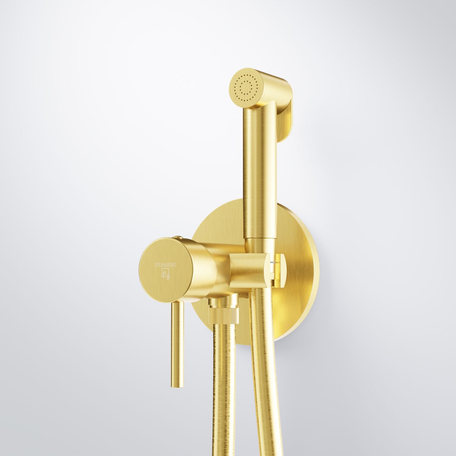 Steinberg Series 100 flush -mounted - single -lever mixer with bidet spray