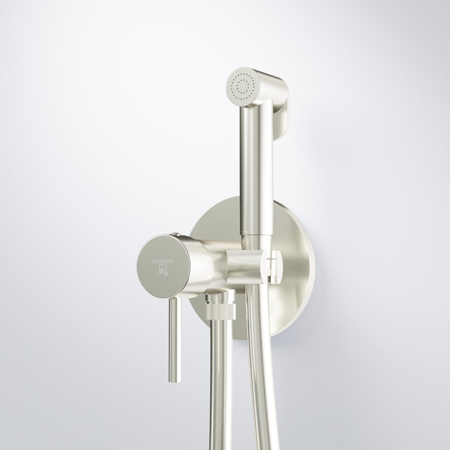 Steinberg Series 100 flush -mounted - single -lever mixer with bidet spray