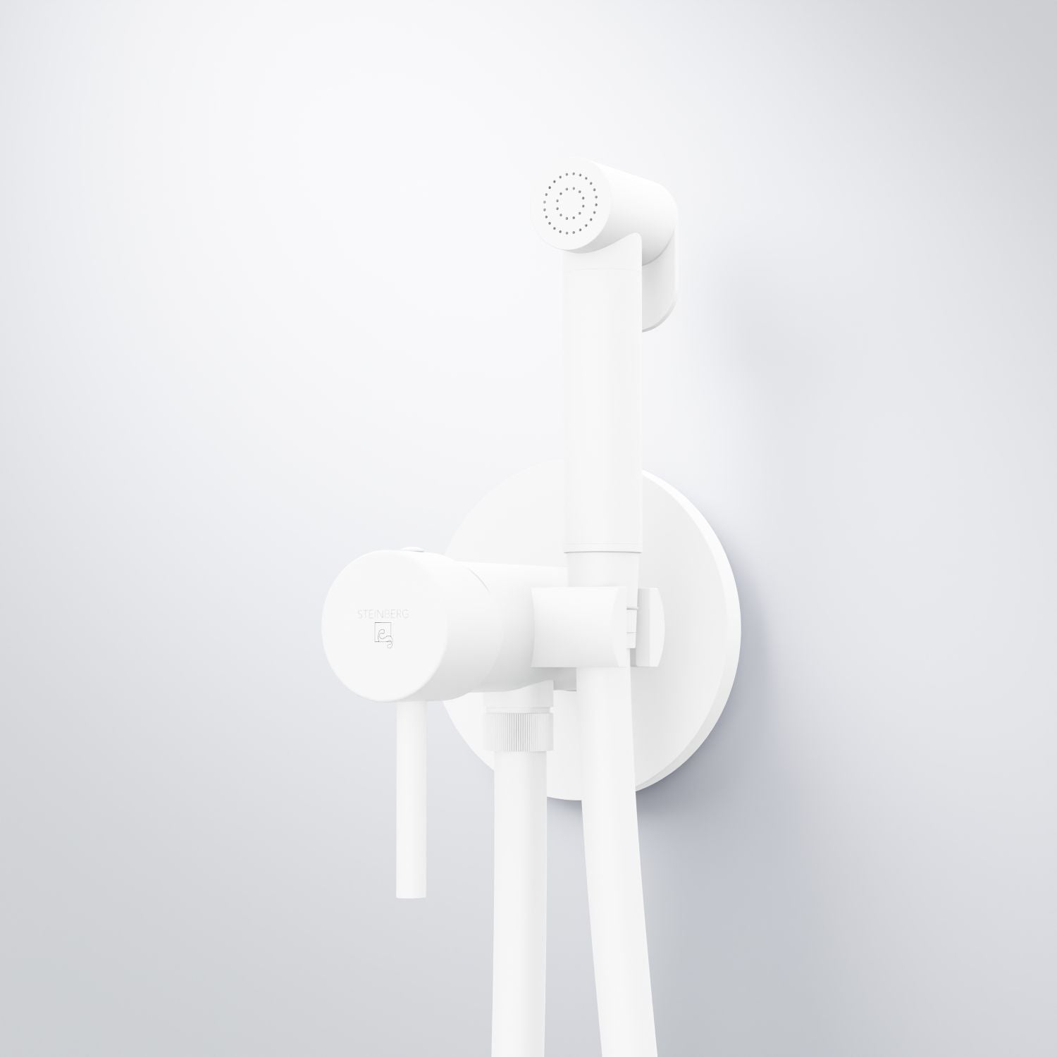 Steinberg Series 100 flush -mounted - single -lever mixer with bidet spray