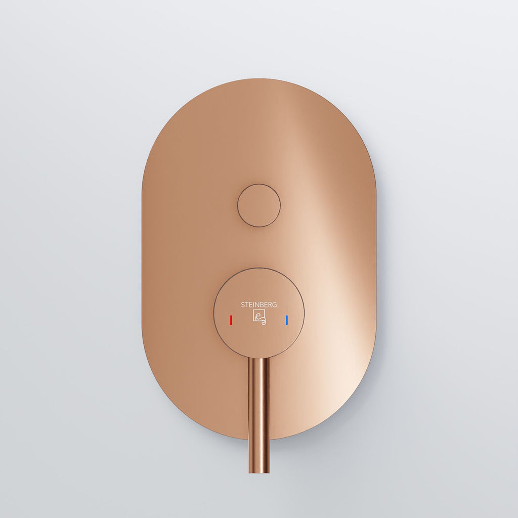 Steinberg Série 100 Mitigeur encastré Pour baignoire / mélangeur à levier brun avec transformateurs automatiques