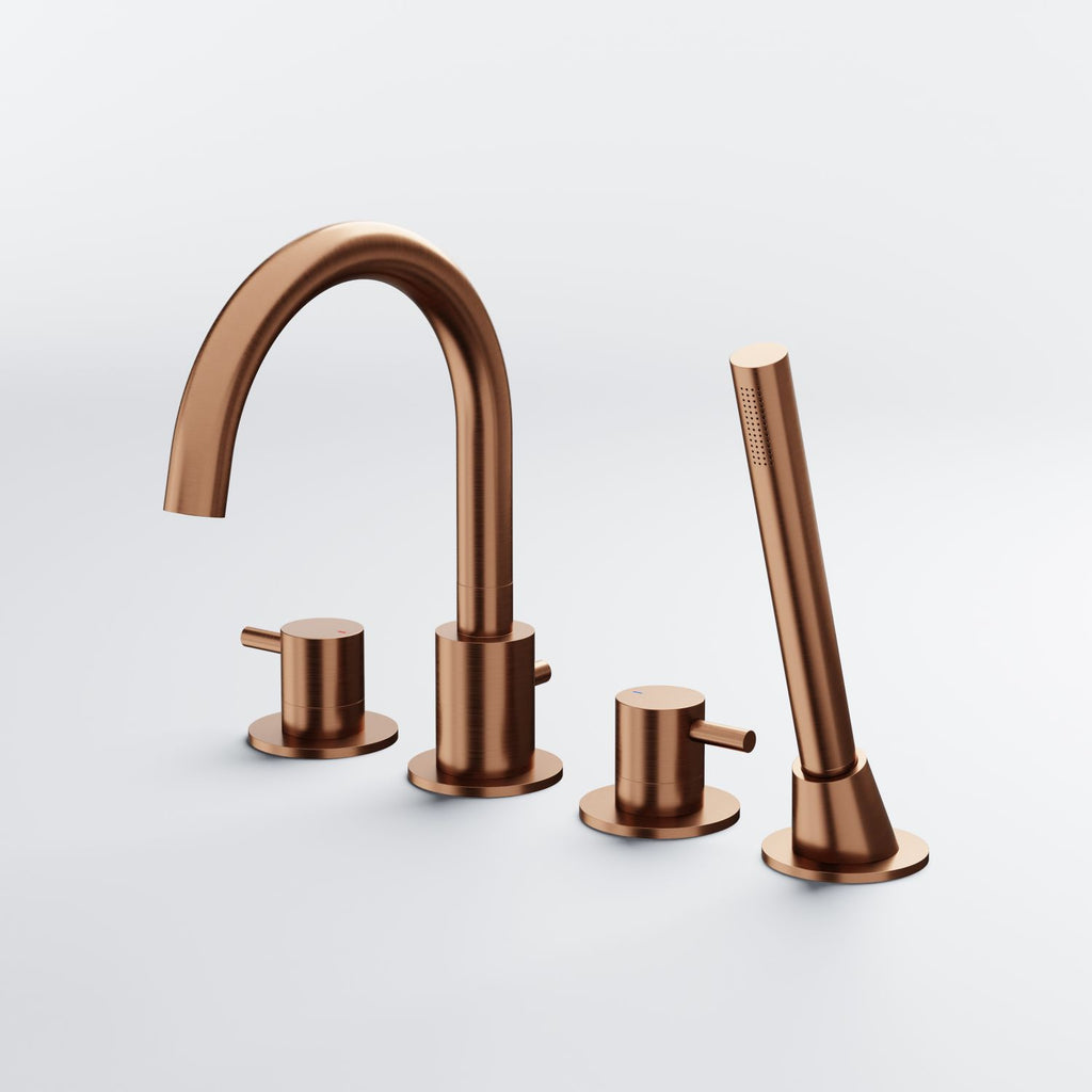 Steinberg Serie 100 4-Loch Wannenrand-Armatur