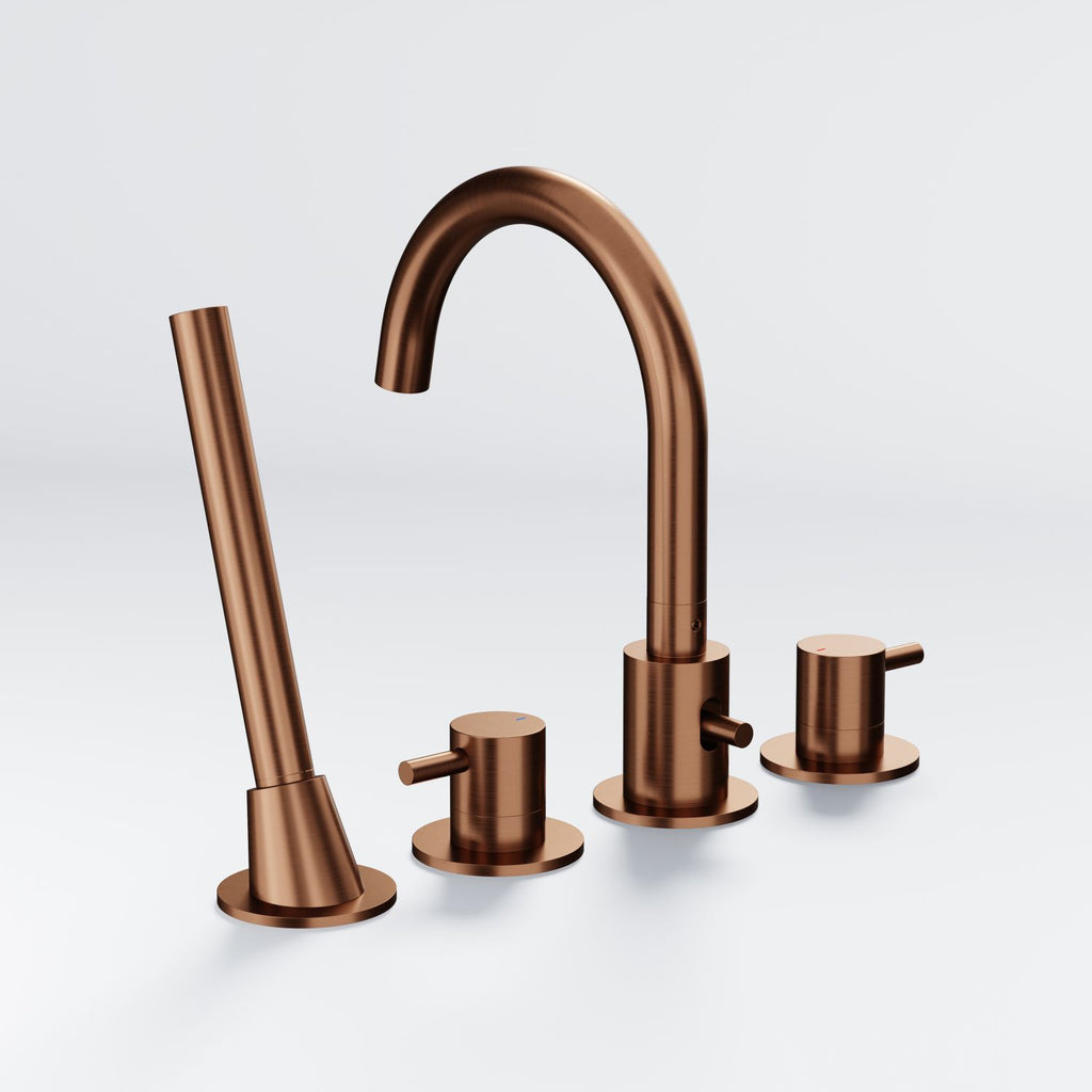 Steinberg Serie 100 4-Loch Wannenrand-Armatur