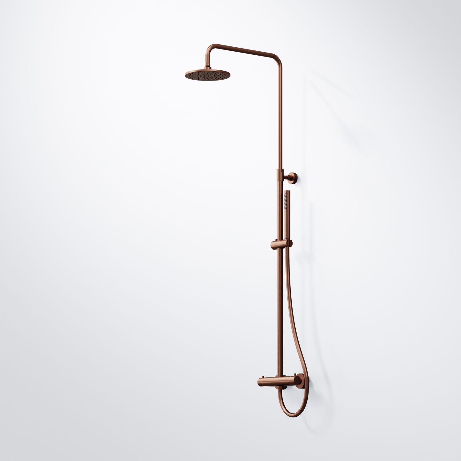 Steinberg Ensemble de douche - Série 100 - pour la douche - avec thermostat - Douche de tête et douche à tige