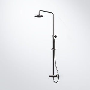 Steinberg Ensemble de douche - Série 100 - pour la douche - avec thermostat - Douche de tête et douche à tige