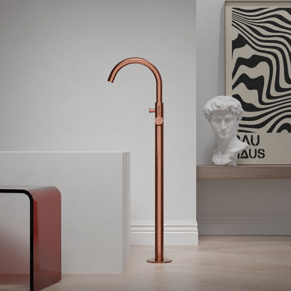Steinberg - Freestanding Bath Faucet - Series 101 - complete including installation body