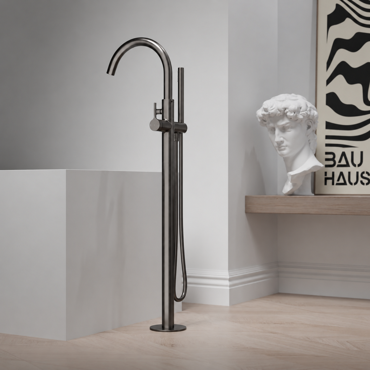Steinberg - Freestanding Bath Faucet - Series 101 - complete including installation body