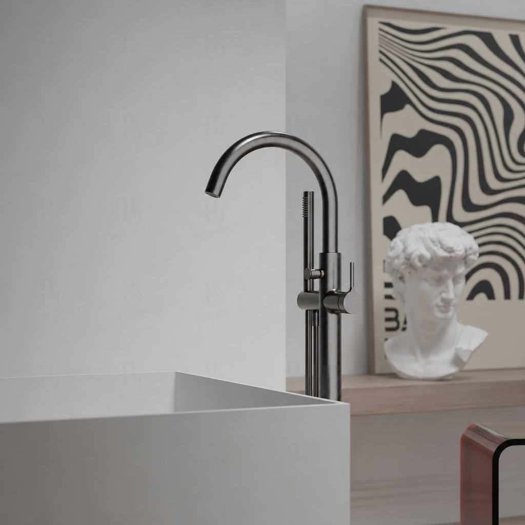Steinberg - Freestanding Bath Faucet - Series 101 - complete including installation body