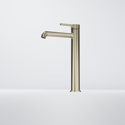 Steinberg Wastafelkraan, Met verhoogde kraanlichamen, serie 101, geborsteld matgoud