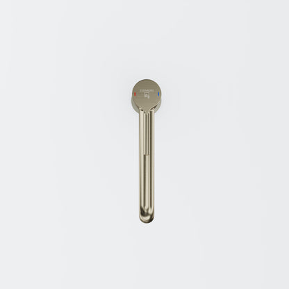 Steinberg Wastafelkraan, Met verhoogde kraanlichamen, serie 101, geborsteld matgoud