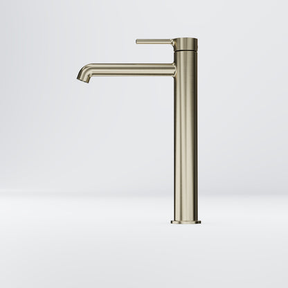 Steinberg Wastafelkraan, Met verhoogde kraanlichamen, serie 101, geborsteld matgoud