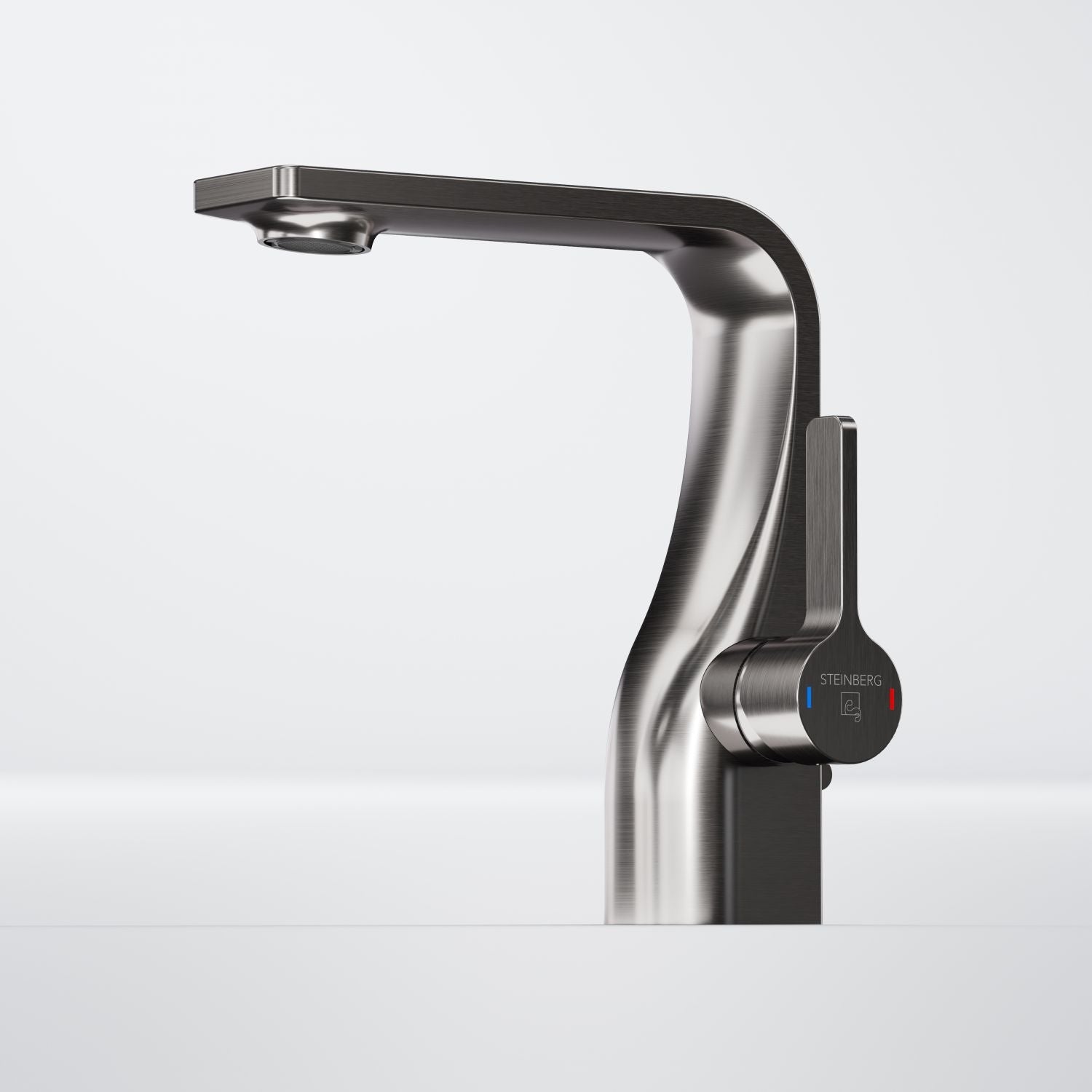 Steinberg Serie 230 Waschtisch-Einhebelmischer mit Ablaufgarnitur