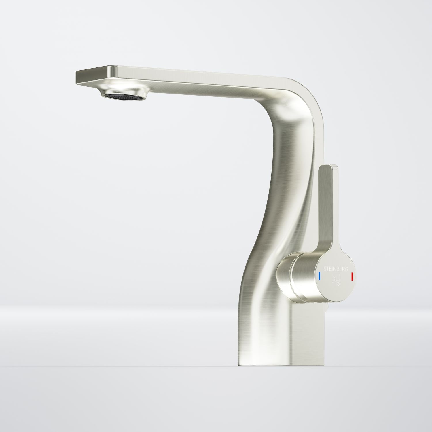 Steinberg Serie 230 Waschtisch-Einhebelmischer mit Ablaufgarnitur