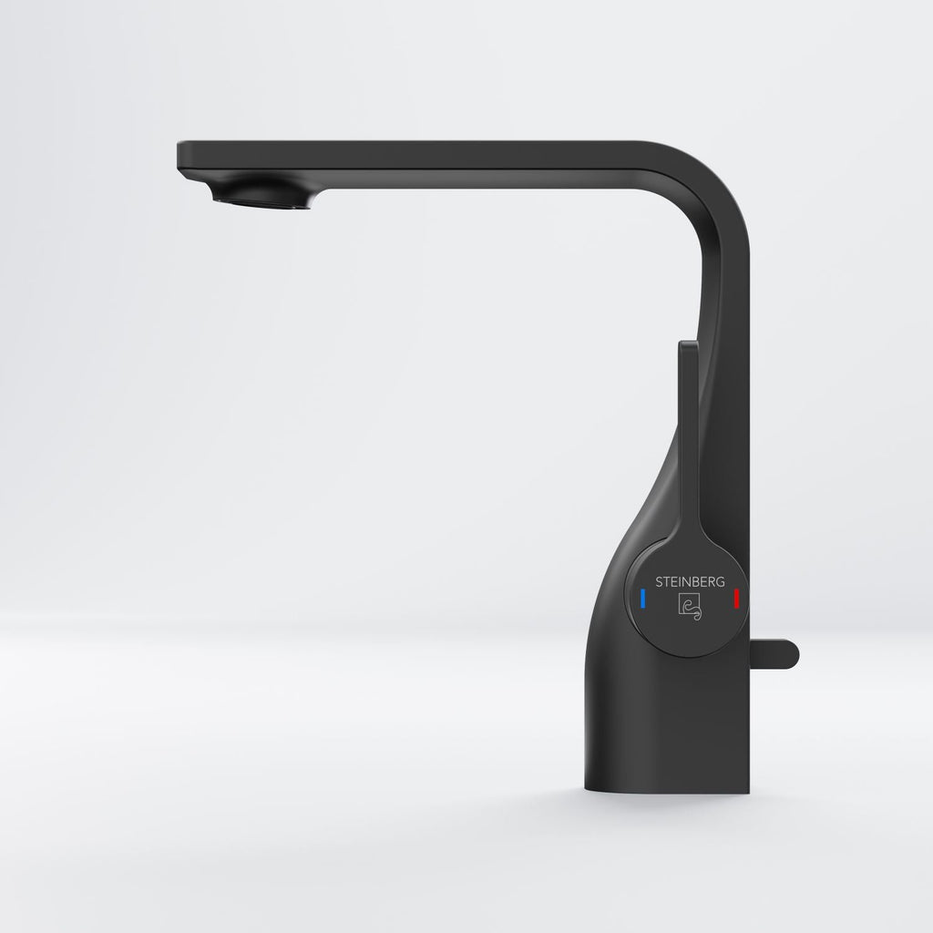 Steinberg Serie 230 Waschtisch-Einhebelmischer mit Ablaufgarnitur