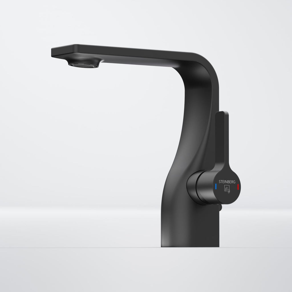 Steinberg Serie 230 Waschtisch-Einhebelmischer mit Ablaufgarnitur