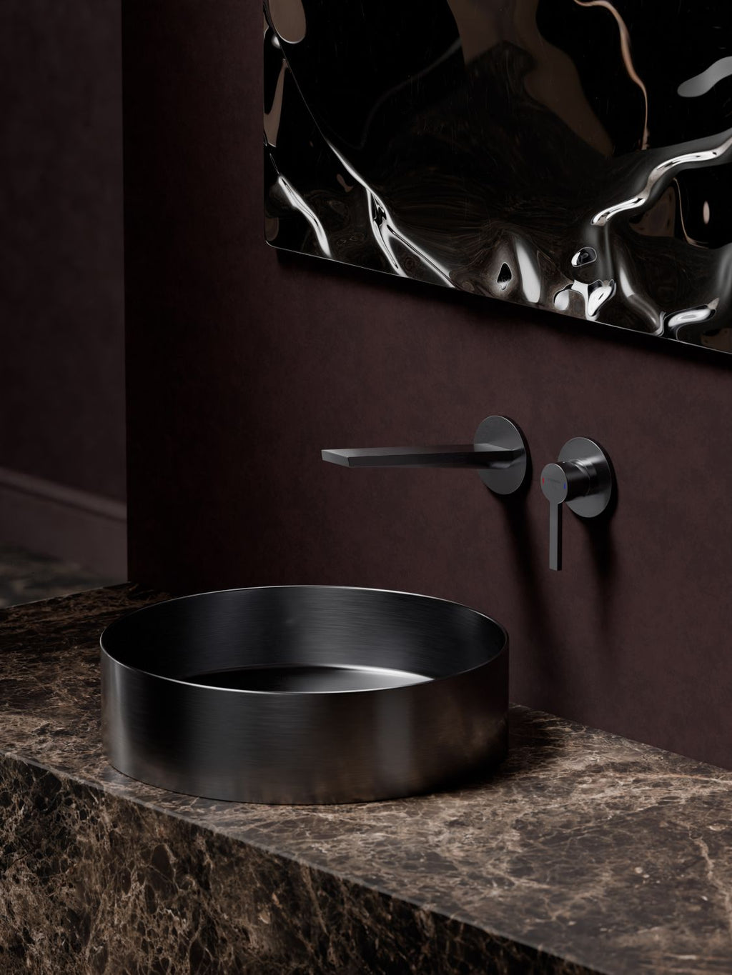 Steinberg 260 series Wall Washbasin Single Lever Mixer (ready-mounted fitting concealed)