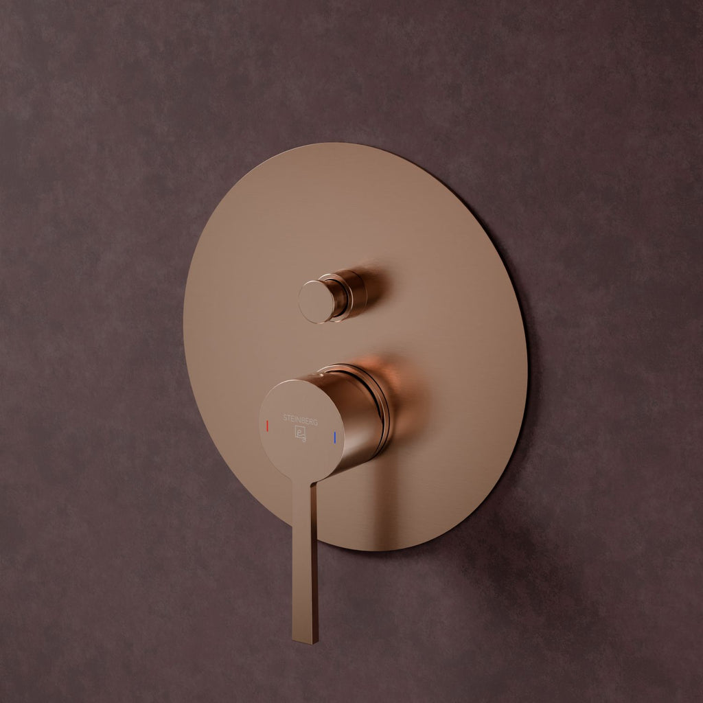 Steinberg 260 series ready-mounted fitting concealed for single lever bath/shower mixer with automatic diverter