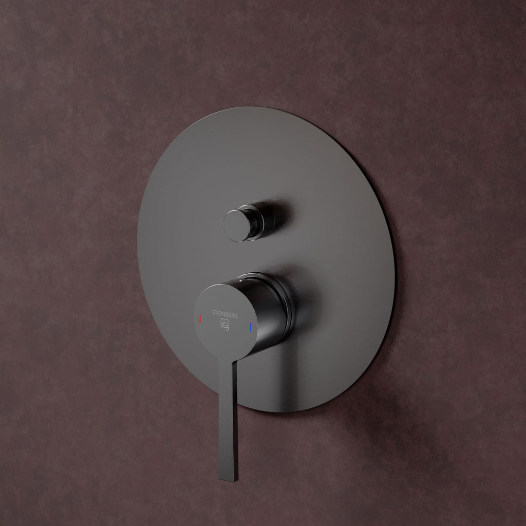 Steinberg 260 series ready-mounted fitting concealed for single lever bath/shower mixer with automatic diverter