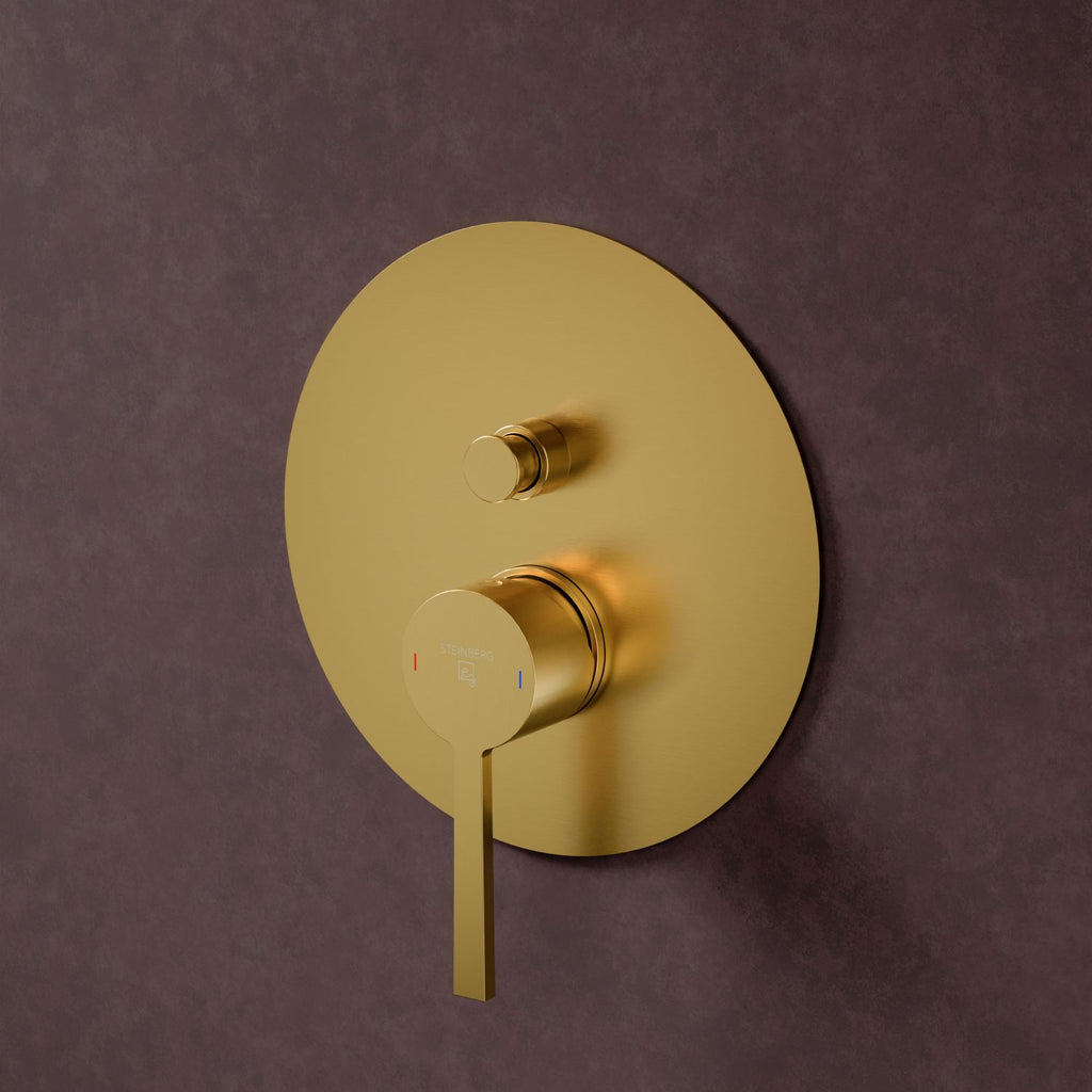 Steinberg 260 series ready-mounted fitting concealed for single lever bath/shower mixer with automatic diverter