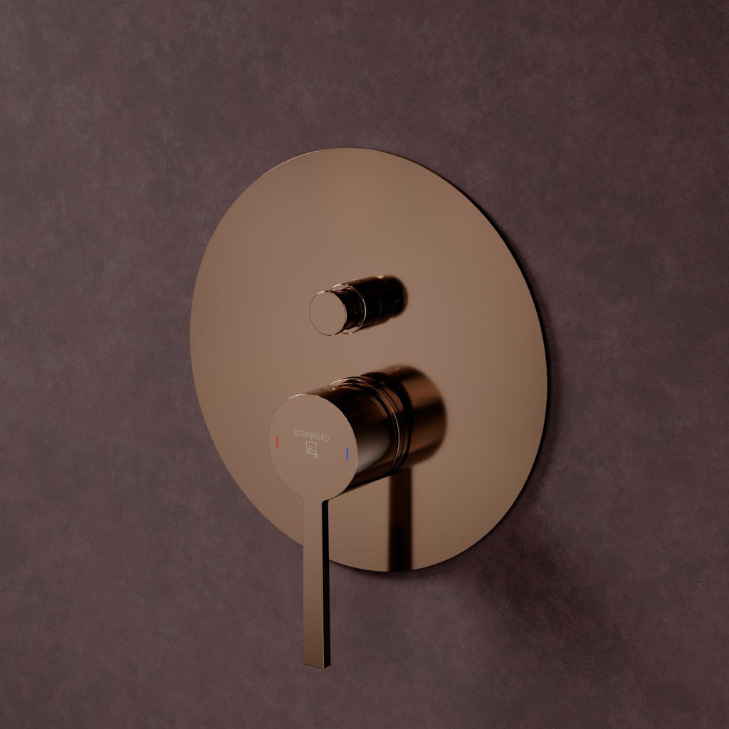 Steinberg 260 series ready-mounted fitting concealed for single lever bath/shower mixer with automatic diverter