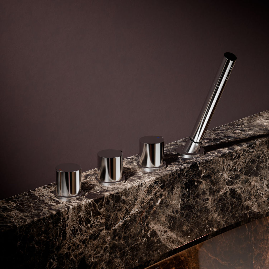 Steinberg 260 series 4-hole bath rim faucet