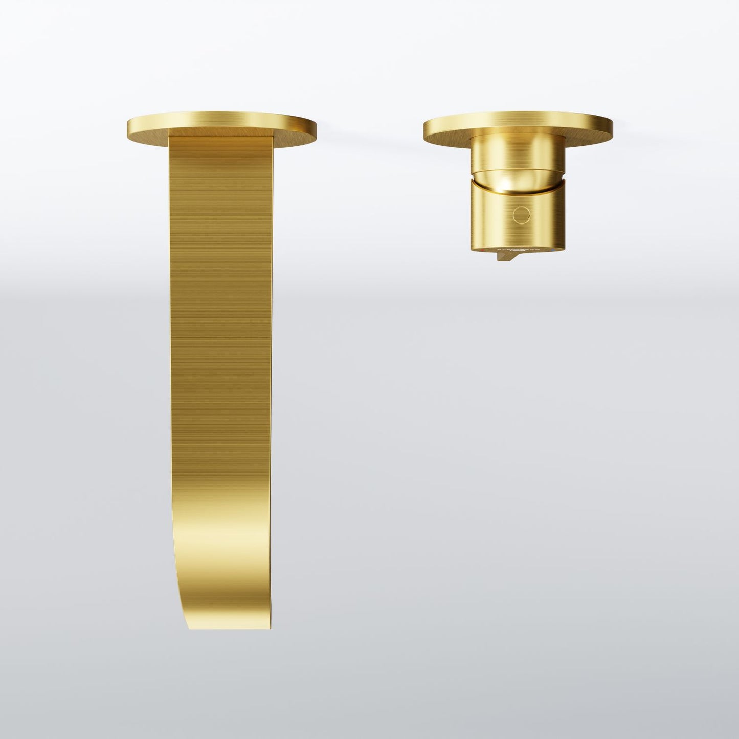 Steinberg Series 280 Wall Washbasin Single Lever Mixer (ready-mounted fitting concealed)