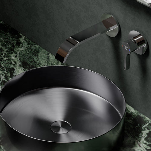 Steinberg 280 series Wall Washbasin Single Lever Mixer (ready-mounted fitting concealed)