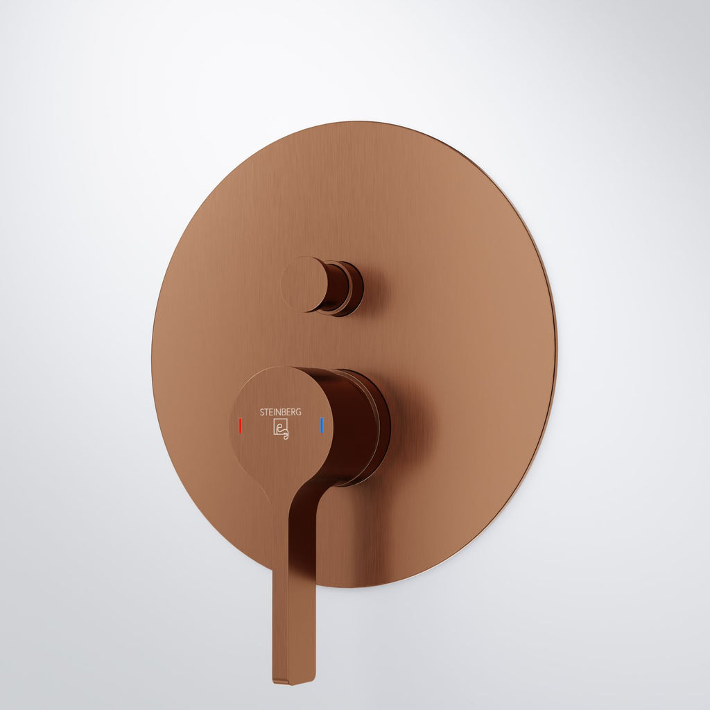 Steinberg 280 series ready-mounted fitting concealed for single lever bath/shower mixer with automatic diverter