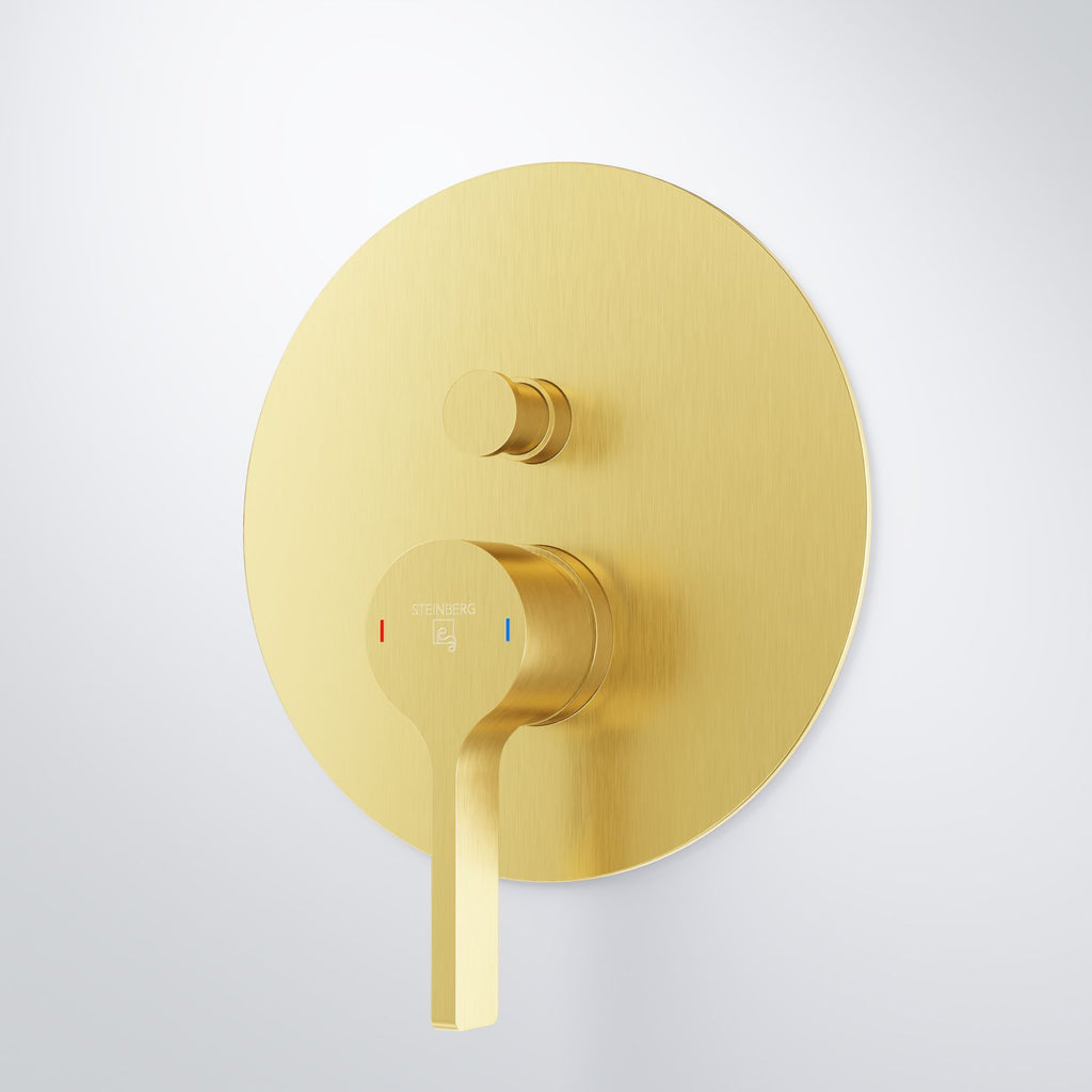 Steinberg 280 series ready-mounted fitting concealed for single lever bath/shower mixer with automatic diverter