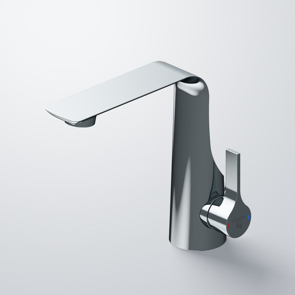 Steinberg Serie 290 Waschtisch-Einhebelmischer mit Ablaufgarnitur