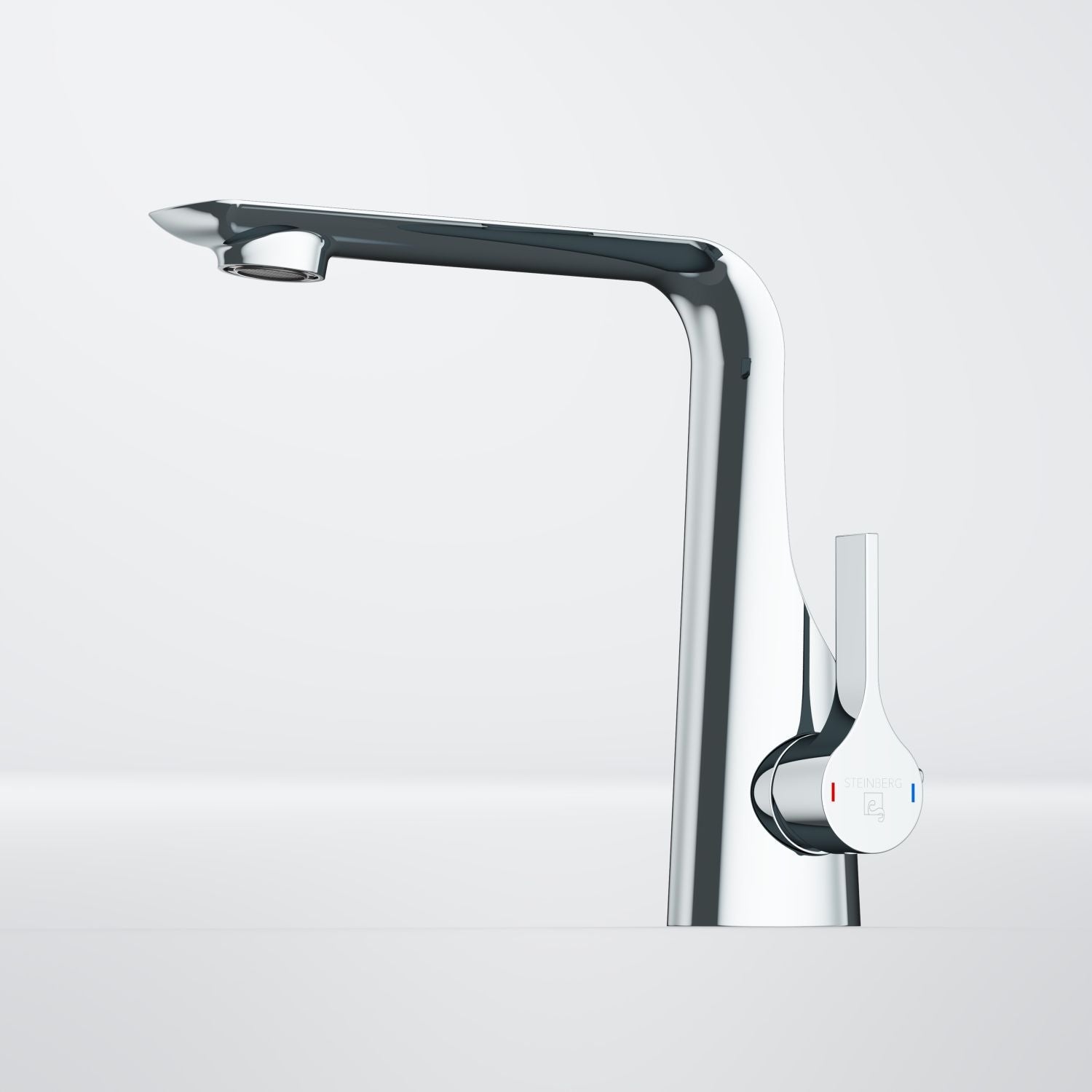 Steinberg Serie 290 Waschtisch-Einhebelmischer mit Ablaufgarnitur