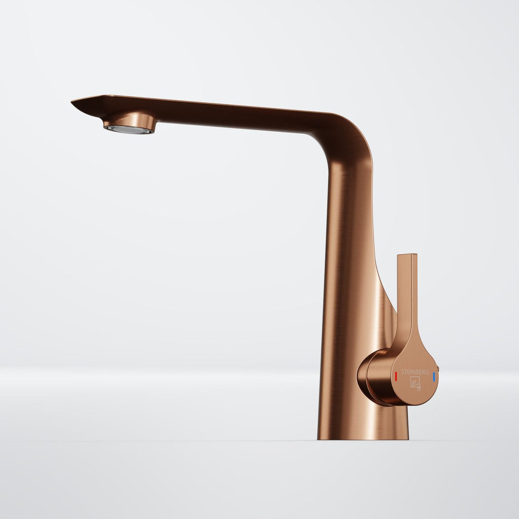 Steinberg Serie 290 Waschtisch-Einhebelmischer mit Ablaufgarnitur